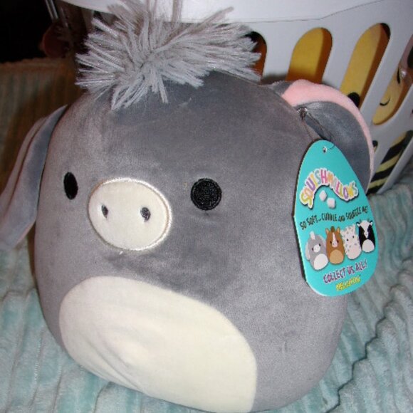 Squishmallow 8" Jason the Donkey New with tags - Picture 1 of 2